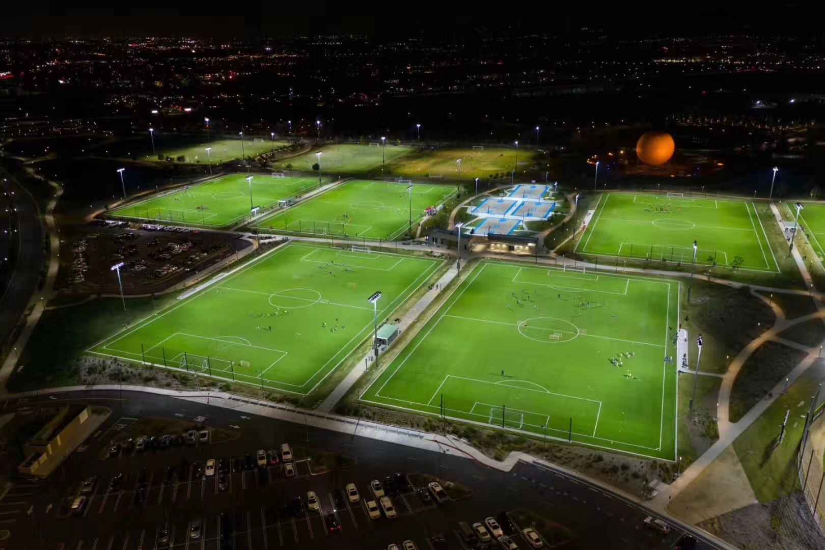 Sports venue lighting design standards and layout插图