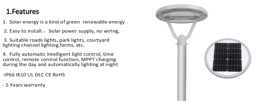 High quality Solar LED Garden Light - Image 4