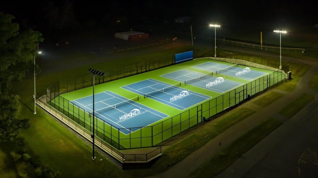 (America) 53Pcs 400W Floodlights Light Up 6 Tennis Courts & 4 Pick Ball Courts缩略图