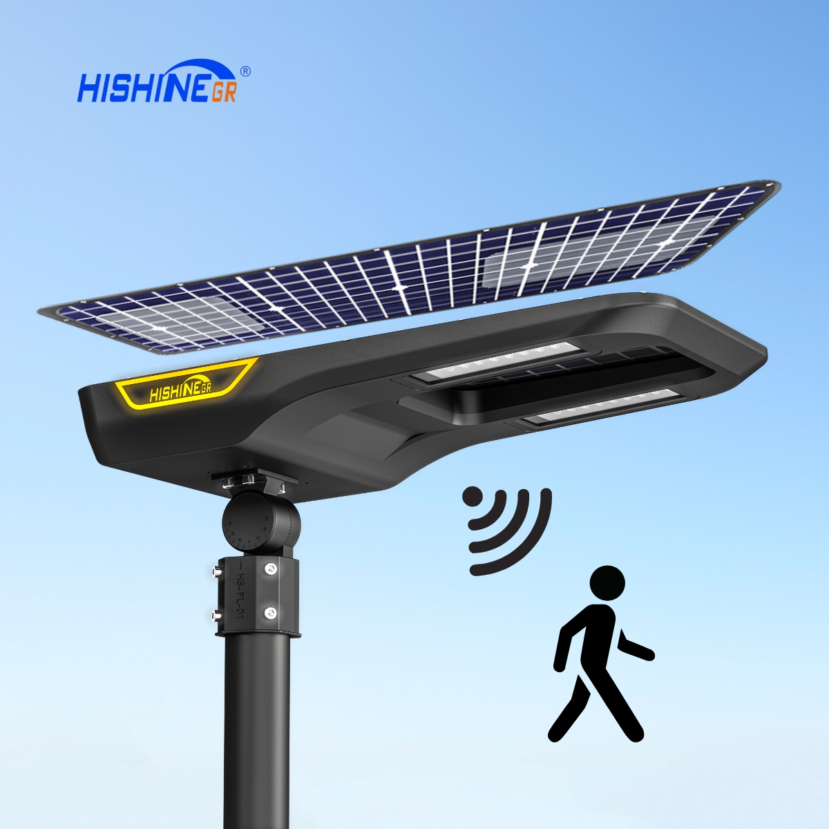 Rural Roads application for Hishine E Series All-in-One Solar LED Street Light