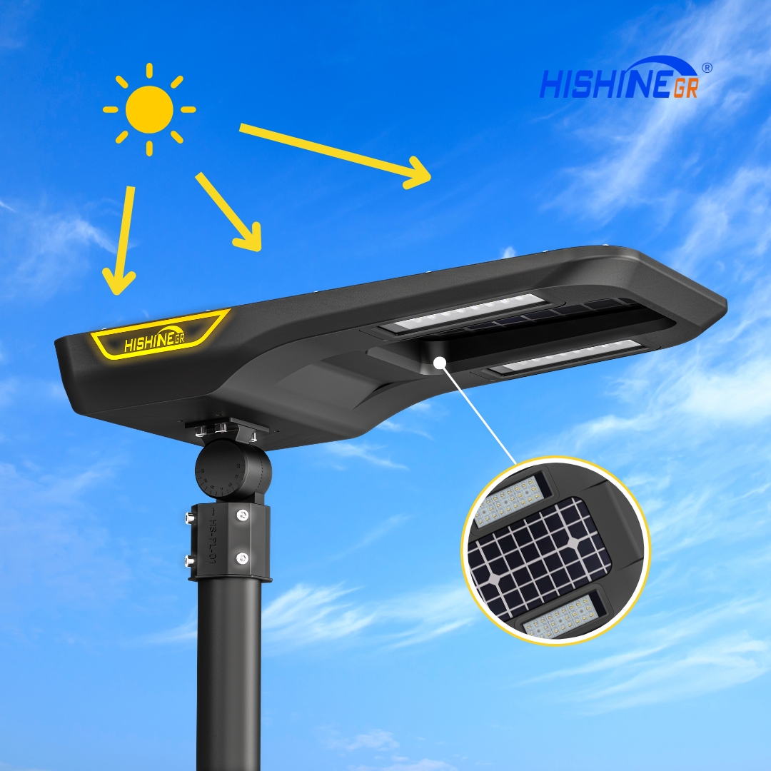 Parks & Public Pathways application for Hishine E Series All-in-One Solar LED Street Light