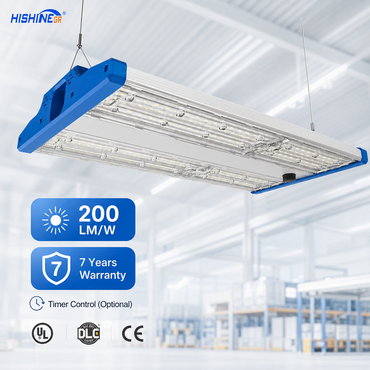 Hishine K7 LED Linear High Bay Light